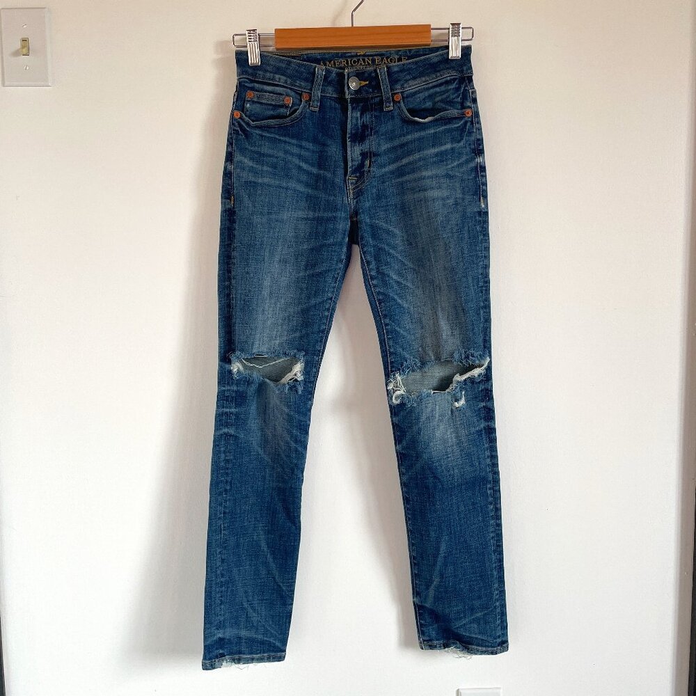 American Eagle Slim Distressed Jeans